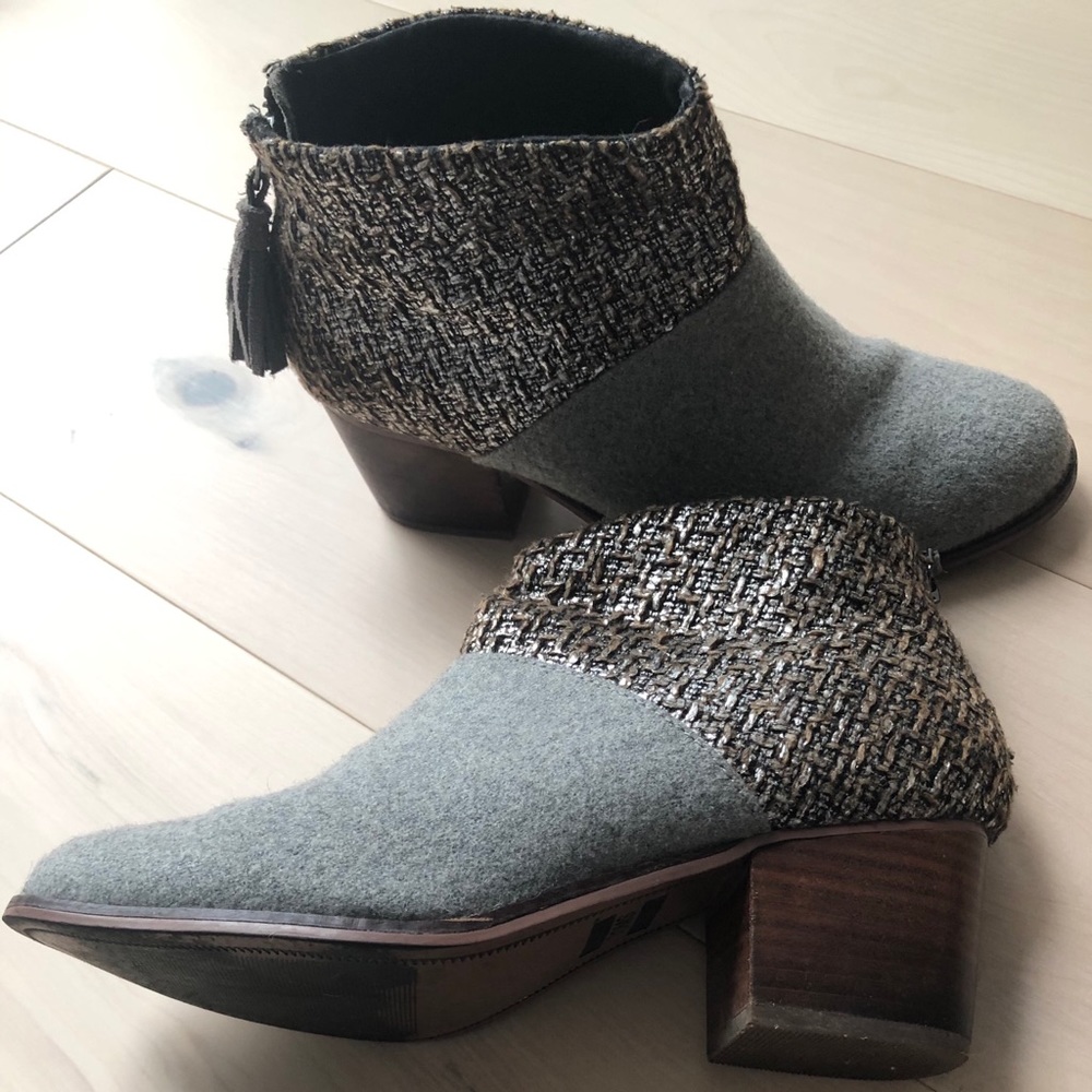 TOMS grey booties